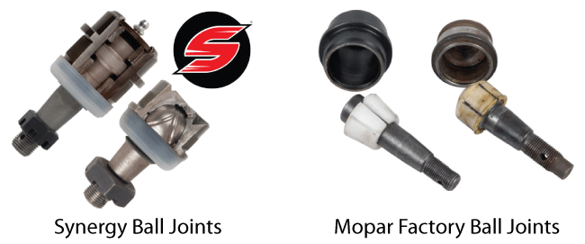 Synergy Ball Joints vs. Factory Parts