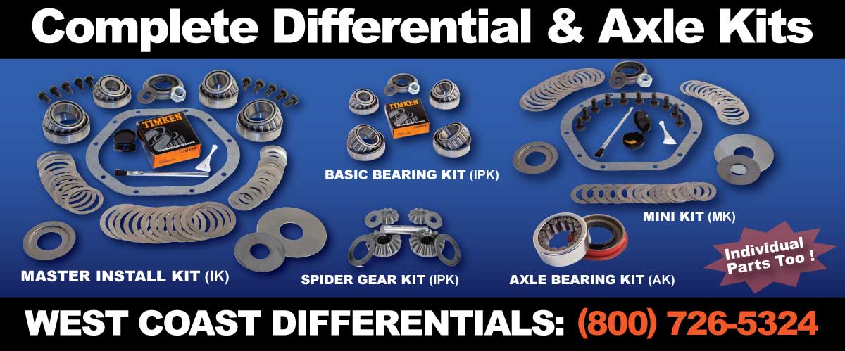 Differential Kit Installation Kit Master Kit Bearing Kit Pinion Kit Mini Kit