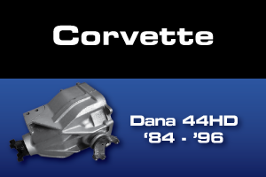Corvette Dana 44HD Differential Gear & Axle Parts - Ring & Pinion Gears, Axle Shafts, Locking Differentials, Limited Slip and Spider Gears