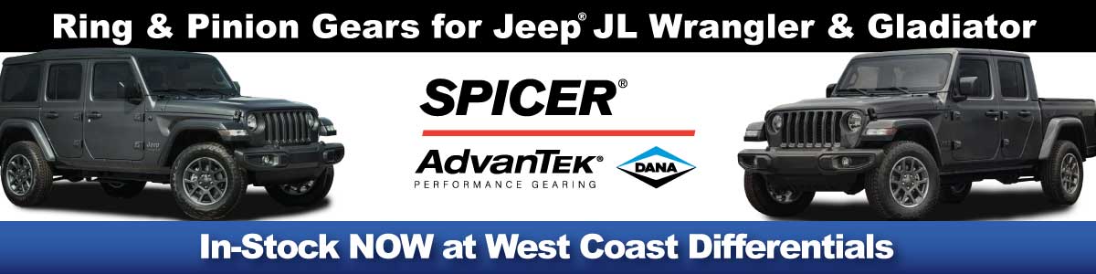 Dana Spicer OEM Ring Pinion Gears for Jeep JL Wrangler and JT Gladiator M186 M200 M210 M220 Advantek Axles