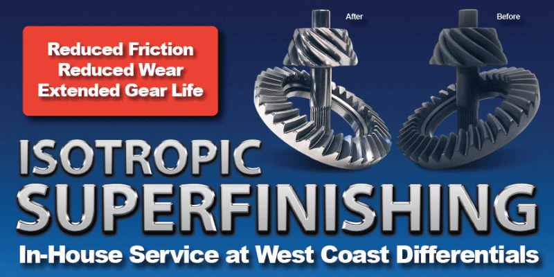 Isotropic Superfinishing - Gear Polishing Service - West Coast Differentials Ring and Pinion Gears