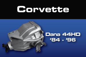 Corvette Dana 44HD Differential Gear & Axle Parts - Ring & Pinion Gears, Axle Shafts, Locking Differentials, Limited Slip and Spider Gears