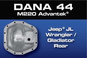 Dana 44 M220 Advantek JL/JT Gladiator Rear Differential Gear & Axle Parts - Ring & Pinion Gears, Axle Shafts, Locking Differentials, Limited Slip and Spider Gears