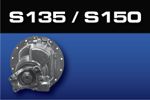 Dana S135 S150 Differential Gear & Axle Parts - Ring & Pinion Gears, Axle Shafts, Locking Differentials, Limited Slip and Spider Gears