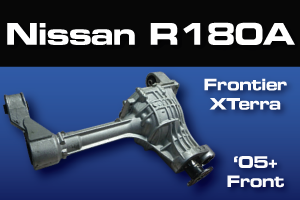 Nissan Frontier XTerra R180A Differential Gear & Axle Parts - Ring & Pinion Gears, Axle Shafts, Locking Differentials, Limited Slip and Spider Gears