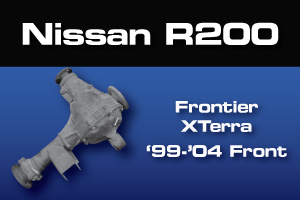 Nissan Frontier & XTerra R200 Differential Gear & Axle Parts - Ring & Pinion Gears, Axle Shafts, Locking Differentials, Limited Slip and Spider Gears