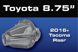 Toyota Tacoma 8.75 Rear Differential Gear & Axle Parts - Ring & Pinion Gears, Axle Shafts, Locking Differentials, Limited Slip and Spider Gears